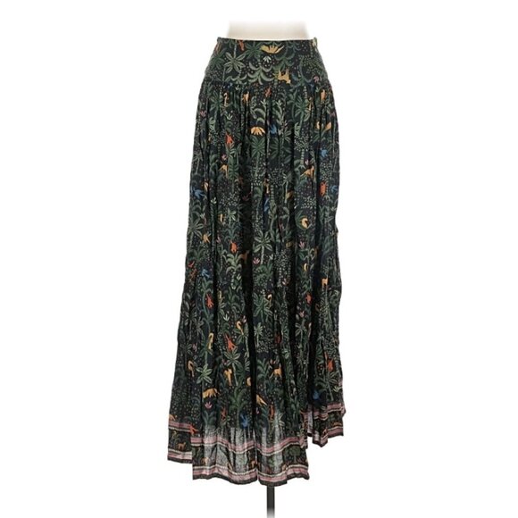 FARM Rio Dresses & Skirts - Farm Rio for Anthropologie Jungle Themed Maxi Skirt NWT Large